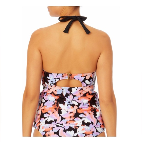 New Time and Tru Women's Plus Watercolor Tie Swim Top and Bottom Medium 8/10 - Picture 8 of 10